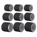 Velcro Hair Rollers 9 Pack 3 Sizes - Black