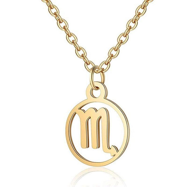 Zodiac Necklace: Scorpio - Zodiac, Gold - | Fashiongirl