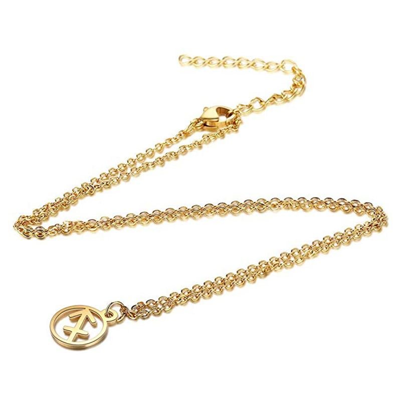 Sternzeichen-Halskette: Jungfrau – Sternzeichen, Gold – | Fashiongirl