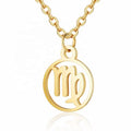Sternzeichen-Halskette: Jungfrau – Sternzeichen, Gold – | Fashiongirl